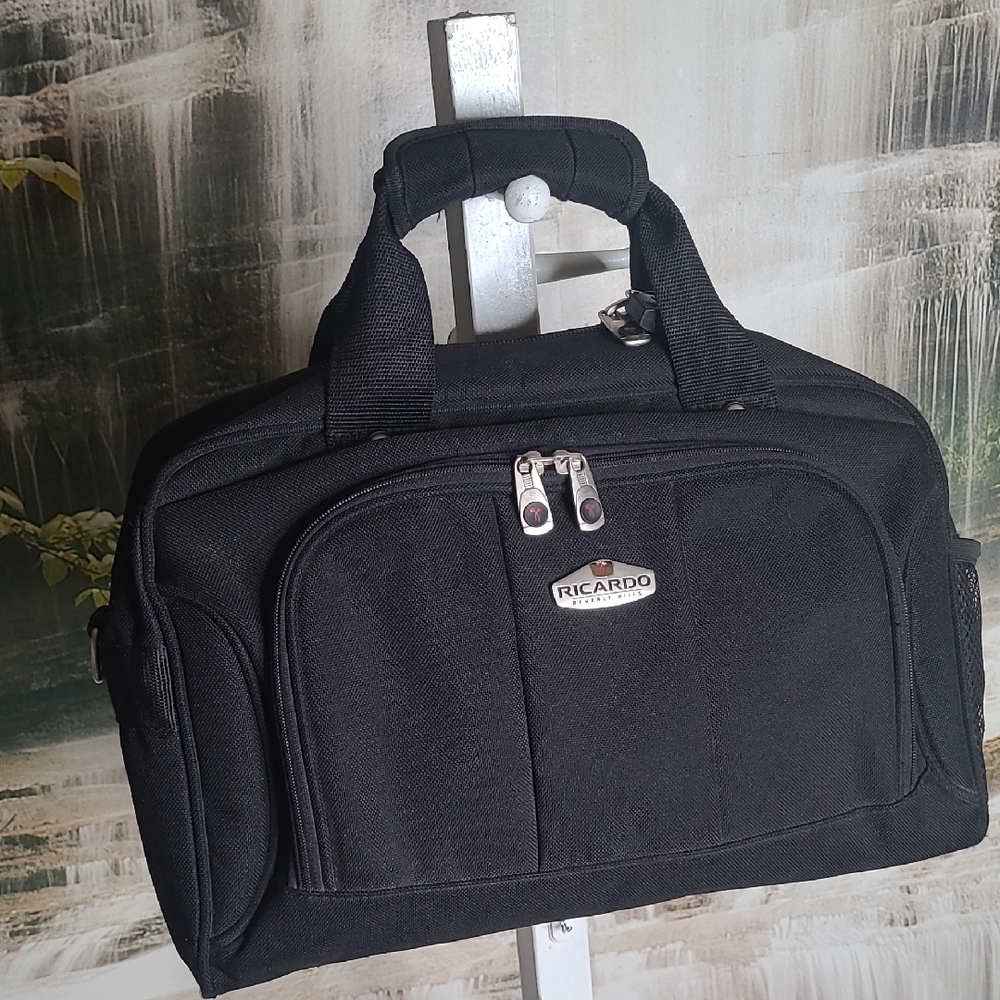 🏆Host Pick! New! Ricardo Beverly Hills Mens Black Travel utility shoulder bag